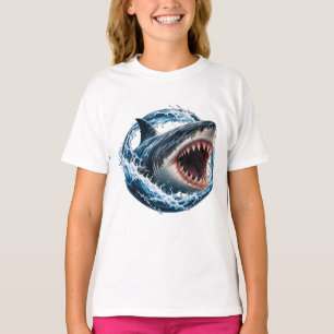  Megalodon Shark Attack T-Shirt