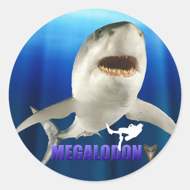Megalodon Stickers (Front)