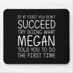 Megan Gift Name Personalized Birthday Funny Christ Mouse Pad