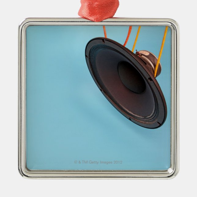 Megaphone Metal Ornament (Front)