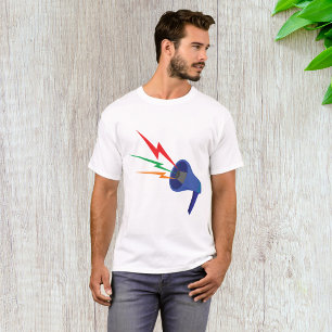 Megaphone Sound Waves Mens T-Shirt