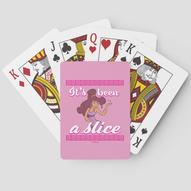 Megara - It's Been a Slice Poker Cards (Back)