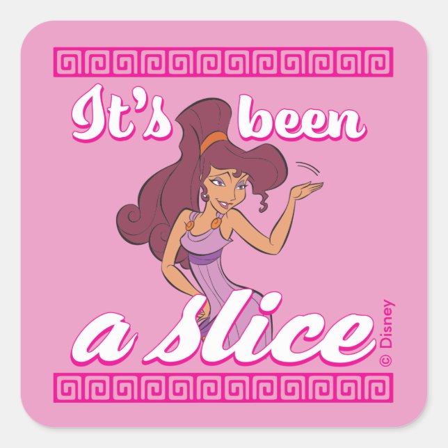 Megara - It's Been a Slice Square Sticker (Devant)