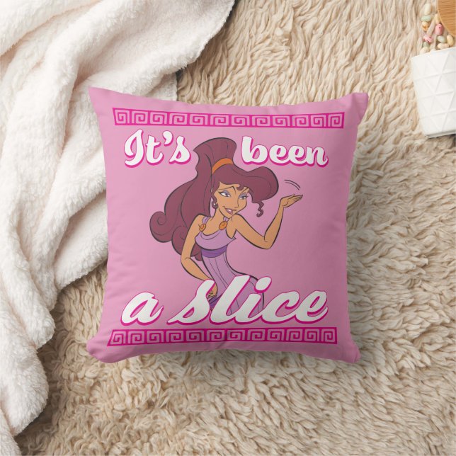 Megara - It's Been a Slice Throw Pillow (Blanket)