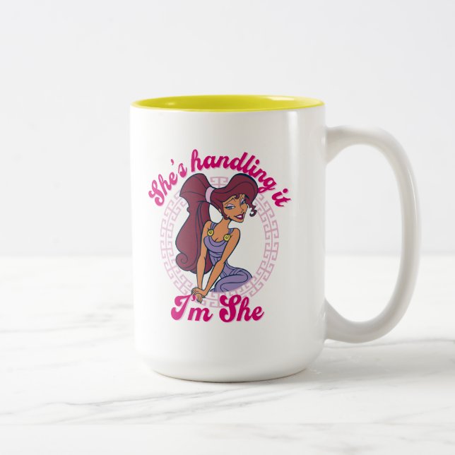 Megara - She's Handling It, I'm She Two-Tone Coffe Two-Tone Coffee Mug (Right)
