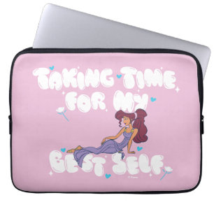 Megara - Taking Time For My Best Self Laptop Sleev Laptop Sleeve