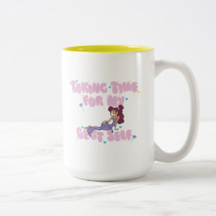 Megara - Taking Time For My Best Self Two-Tone Cof Two-Tone Coffee Mug