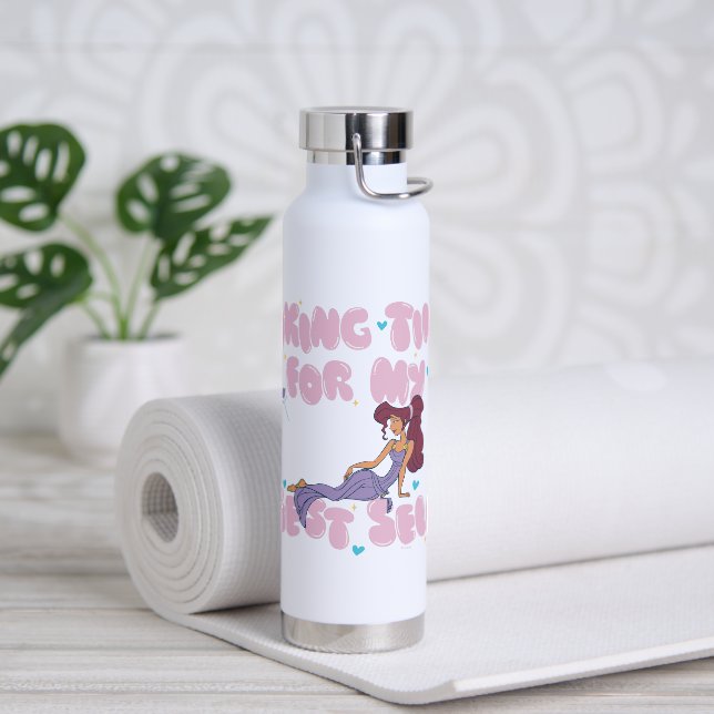 Megara - Taking Time For My Best Self Water Bottle (Yoga)