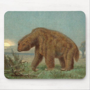 Megatherium Giant Sloth Mouse Pad