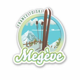 Megève france ski logo