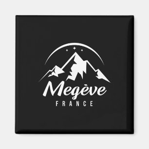 Megève France Ski Resort Skiing Snowboarding Souve Magnet
