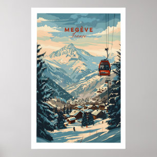 Megève Wall Art Print - France 1