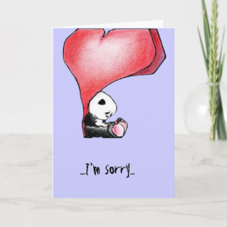 Megg: The cute panda — heart, I'm sorry, card