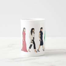Meghan Markle Marching Figures Mug - Final UK Tour