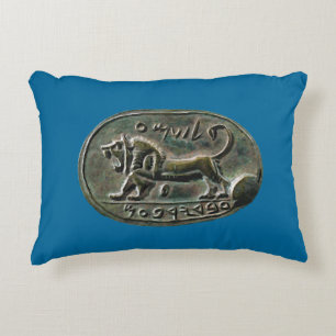 Megiddo Seal Accent Pillow