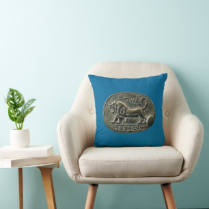 Megiddo Seal Throw Pillow