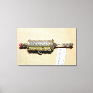 Megillah case, from Alsace Canvas Print