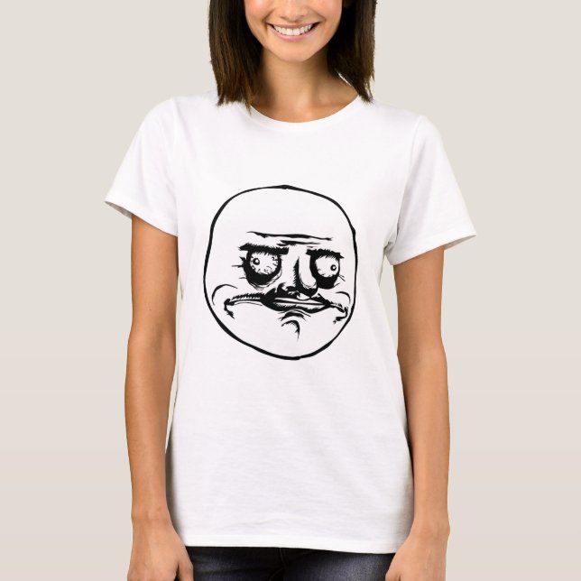 Megusta Meme Face (from reddit, 9gag, 4chan) T-Shirt (Front)