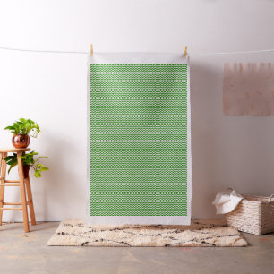 Megwan Green and White Fabric