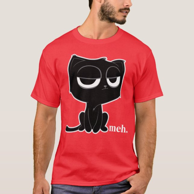Meh Cat gift T-Shirt (Front)