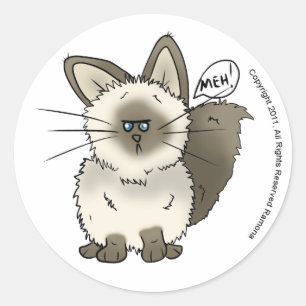 Meh Cat Stickers
