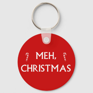 Meh Christmas Keychain
