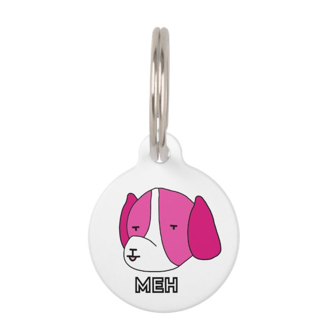 Meh Dog ID Tag (Front)