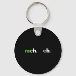 Meh Meh Aroace Pride Lgbtq, Lgbt Aro Ace, Aromanti Keychain