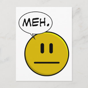 Meh Postcard