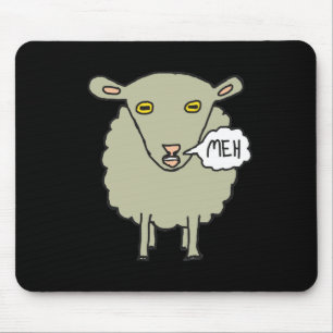 Meh Sheep Mouse Pad