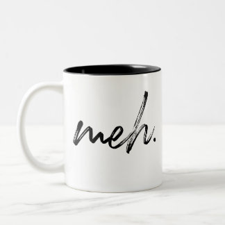 meh. Two-Tone coffee mug