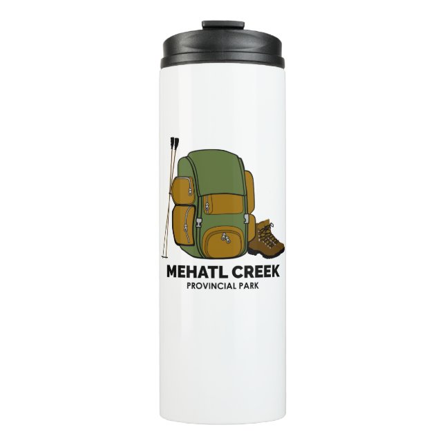 Mehatl Creek Provincial Park Backpack Thermal Tumbler (Front)