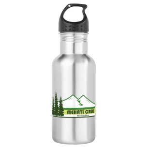 Mehatl Creek Provincial Park Green Stripes 532 Ml Water Bottle