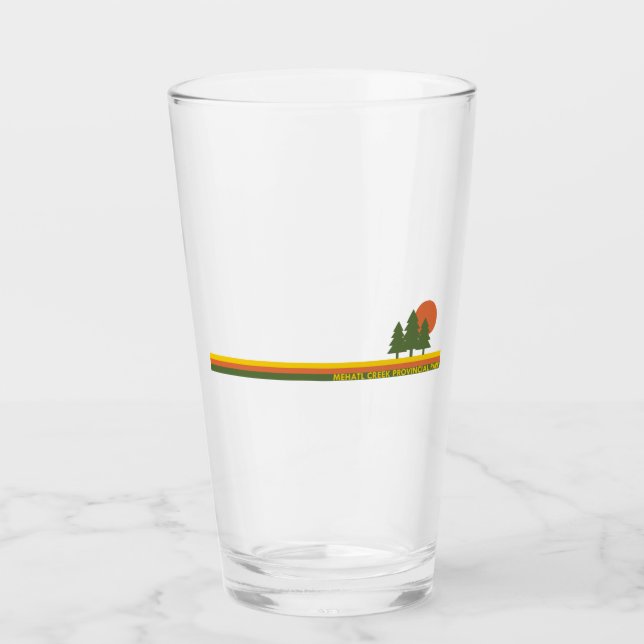 Mehatl Creek Provincial Park Pine Trees Sun Glass (Front)