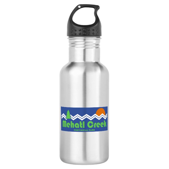 Mehatl Creek Provincial Park Retro 532 Ml Water Bottle (Front)