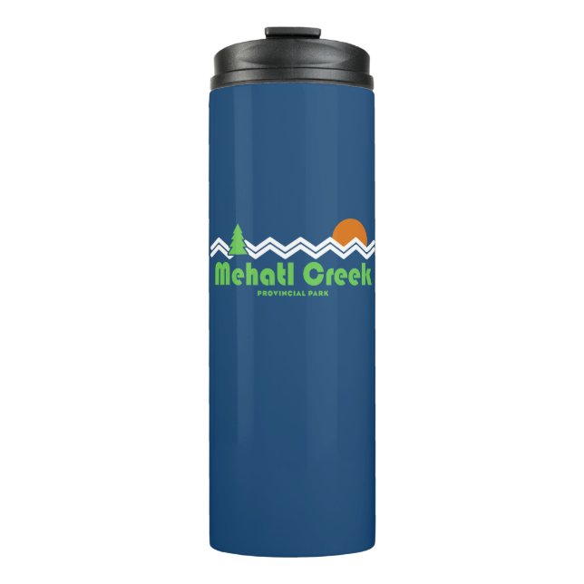 Mehatl Creek Provincial Park Retro Thermal Tumbler (Front)