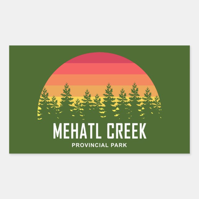 Mehatl Creek Provincial Park Sticker (Front)