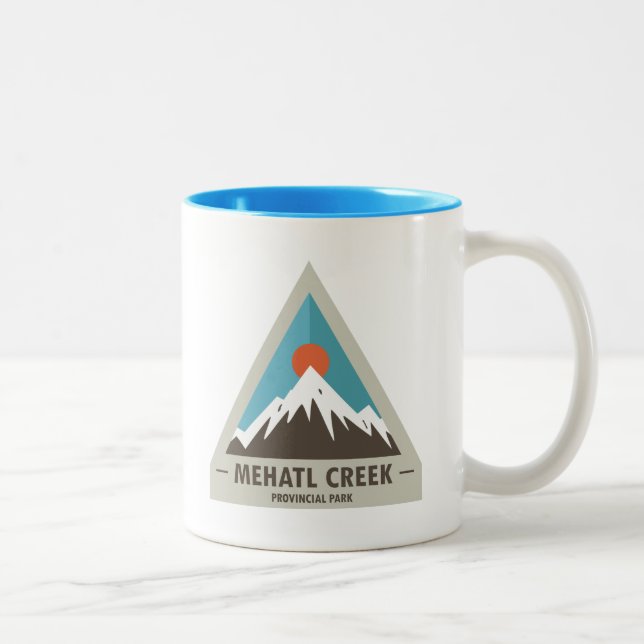 Mehatl Creek Provincial Park Two-Tone Coffee Mug (Right)