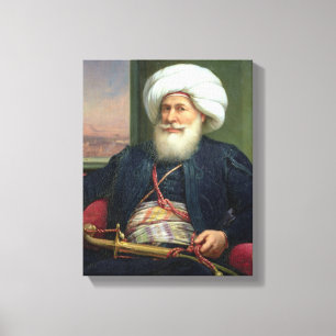 Mehemet Ali , 1840 Canvas Print