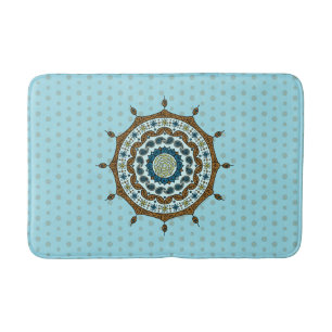 Mehndi Fantasy Copper Bath Mat