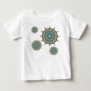 Mehndi Fantasy Copper Kid's and Baby Light Shirt