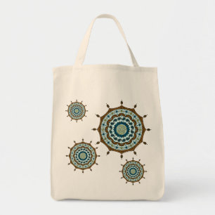 Mehndi Fantasy Copper Tote Bag