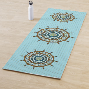Mehndi Fantasy Copper Yoga Mat