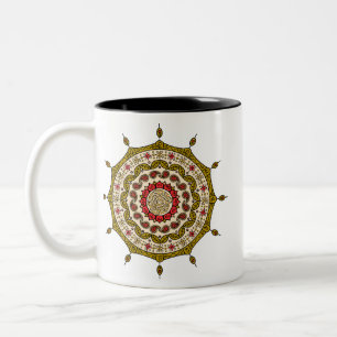Mehndi Fantasy Gold Mug