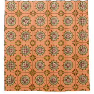 Mehndi Fantasy Gold Shower Curtain