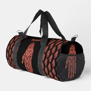 Mehndi Hand Tattoo Art Design Personalized Duffle Bag