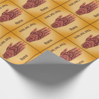 Mehndi Hand Tattoo Art Pink Design Personalized