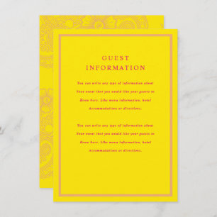 Mehndi Wedding Insert