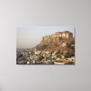 Mehrangarh Fort of Jodhpur. Rajasthan, INDIA. Canvas Print