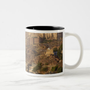 Mehrangarh Fort of Jodhpur. Rajasthan, INDIA. Two-Tone Coffee Mug